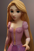 3D Blender Rapunzel Tangled hantzgruber // 1380x2056 // 310.9KB // jpg