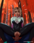 EcchiOni Gwen_Stacy Marvel_Comics Peter_Parker Spider-Man:_Into_the_Spider-Verse Spider-Man_(Series) // 800x1000 // 1.6MB // mp4