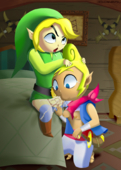 Link Tetra The_Legend_of_Zelda Wind_Waker incogneato // 1280x1792 // 1.9MB // png