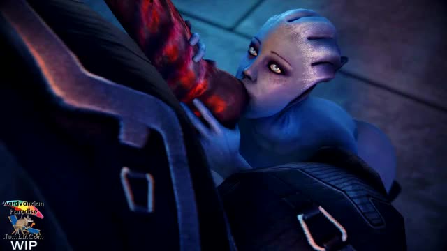 Asari Liara_T'Soni Mass_Effect lordaardvark // 640x360 // 200.7KB // webm