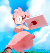 Adventures_of_Sonic_the_Hedgehog Amy_Rose higgyfur // 1000x1045 // 586.7KB // png