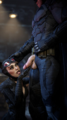 3D Batman_(Bruce_Wayne) Batman_Arkham_Knight Catwoman DC_Comics Source_Filmmaker Xentho // 1210x2160 // 1.4MB // jpg