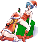 Asuka_Langley_Soryu Christmas Neon_Genesis_Evangelion Rei_Ayanami // 791x889 // 509.8KB // jpg