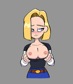 Android_18 Dragon_Ball_Z Lewd_Dewd // 1262x1448 // 257.2KB // png