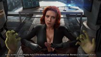 3D Avengers Black_Widow_(Natasha_Romanova) Dr.Dabblur Hulk Source_Filmmaker // 3840x2160 // 1.3MB // jpg